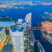 Bạn có biết ở Nhật có một thành phố chỉ toàn màu xanh?